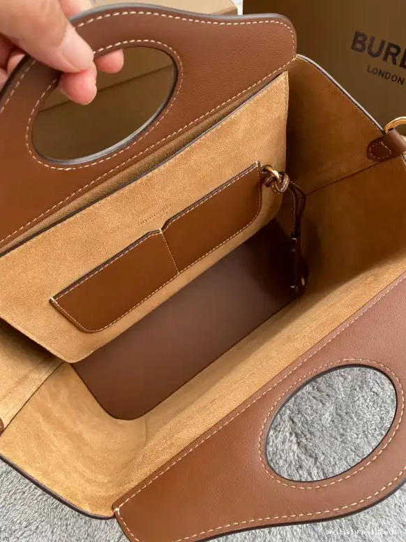Official First Bag Ru BURBERRY Tote Pocket 0506